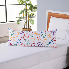 Capa Para Travesseiro Fofuxinho Colorê 1 Peça 90cm x 35cm 100% Poliéster Com Zíper Smile