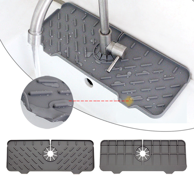 Tapete de Silicone Escorredor para Torneira