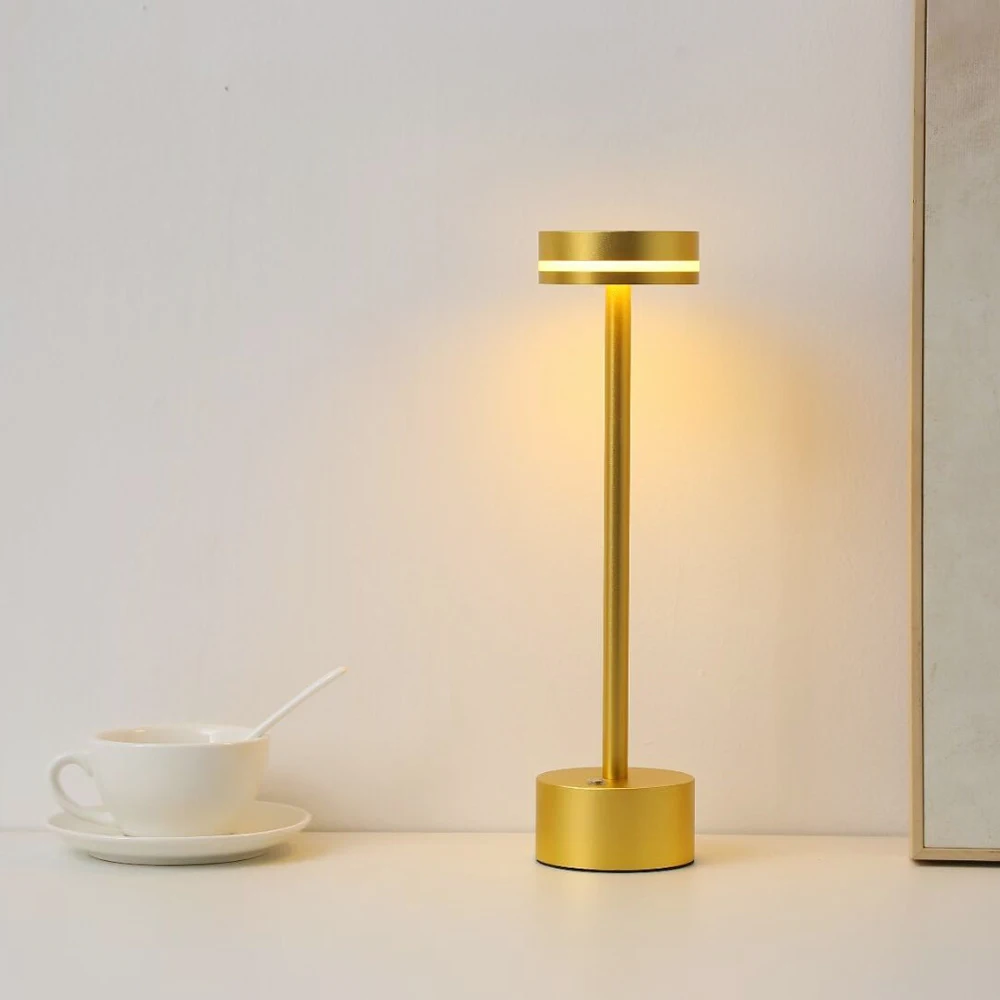 Luminária de Mesa Touch com Regulagem de cor